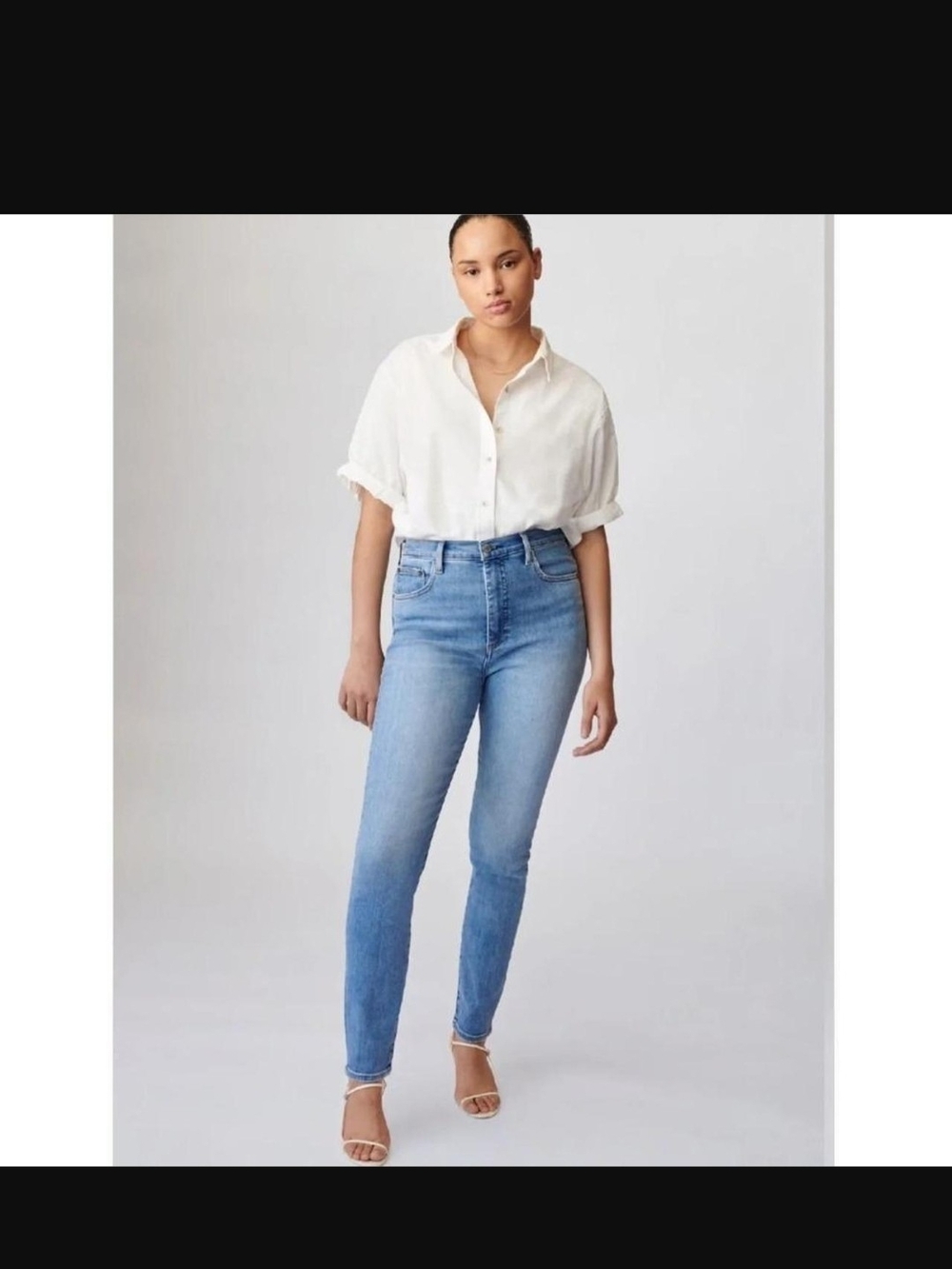 Denim Forum The Lola High-Rise Skinny Jeans - Picture this Bleu- Women